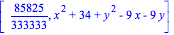 [85825/333333, x^2+34+y^2-9*x-9*y]